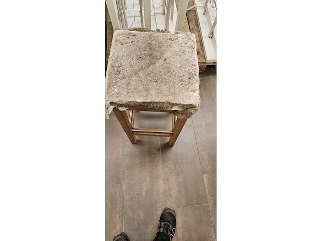 9 x barkruk met dierenhuid - afbeelding 1 van  2