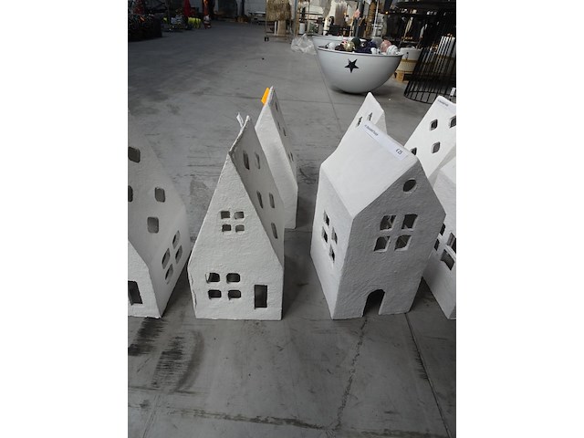 9 x decoratief huisje - afbeelding 2 van  3