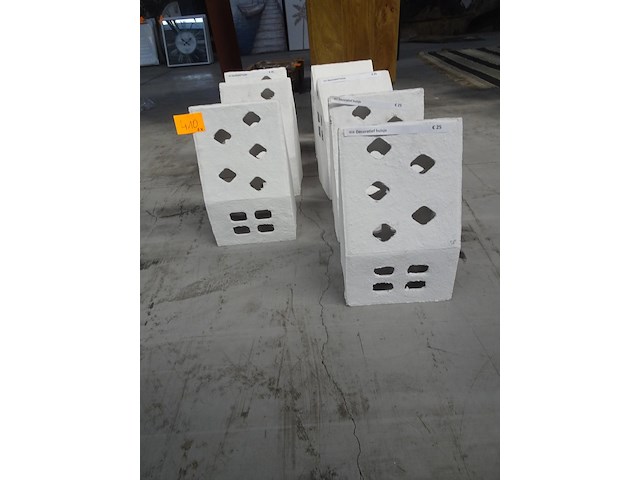 9 x decoratief huisje - afbeelding 3 van  3