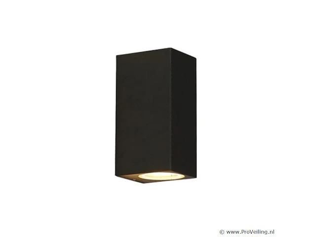 9 x gu10 rechthoek dubbele stroom buiten wandlamp – ip65 waterdicht - afbeelding 2 van  4