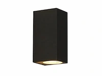 9 x gu10 rechthoek dubbele stroom buiten wandlamp – ip65 waterdicht - afbeelding 2 van  4