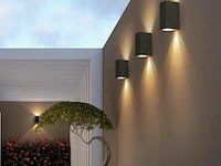 9 x gu10 rechthoek dubbele stroom buiten wandlamp – ip65 waterdicht - afbeelding 5 van  5