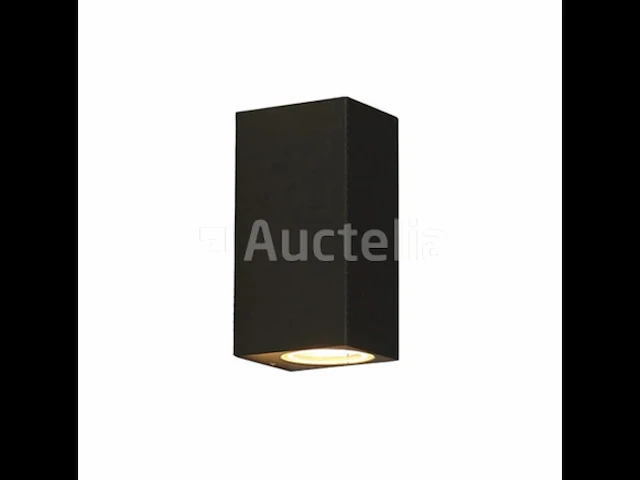 9 x gu10 rechthoekige dubbele stroom wandlamp voor buiten - ip65 waterdicht - afbeelding 1 van  4