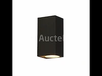 9 x gu10 rechthoekige dubbele stroom wandlamp voor buiten - ip65 waterdicht - afbeelding 1 van  4