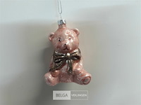 9 x hangdeco beer glas 9 cm - afbeelding 3 van  3