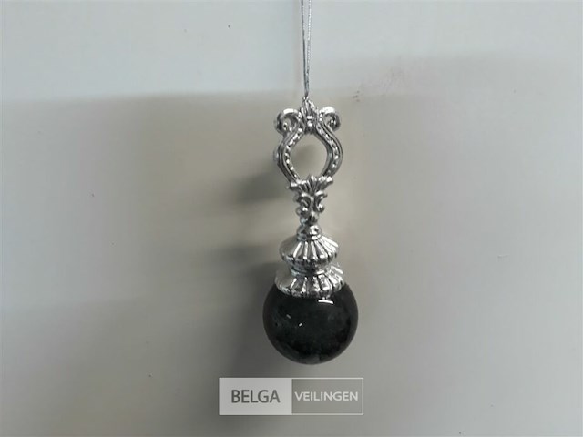 9 x hangdeco met bal 10 cm - afbeelding 3 van  3