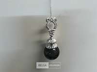 9 x hangdeco met bal 10 cm - afbeelding 3 van  3