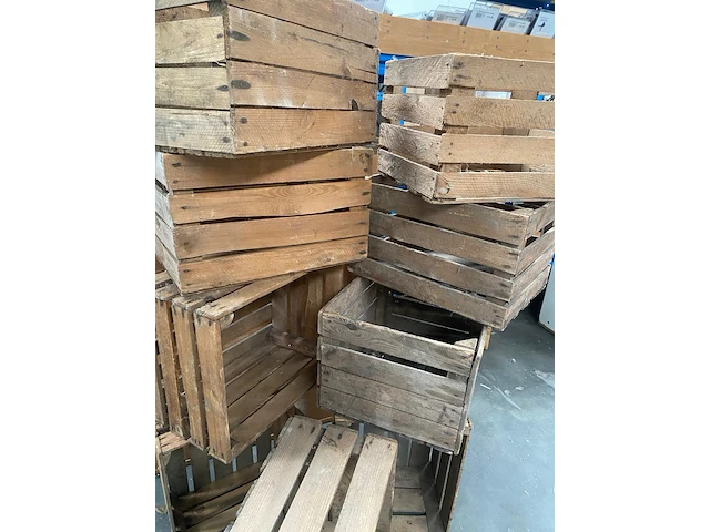 9 x houten fruitkist - afbeelding 2 van  2