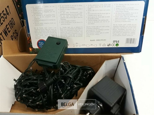 9 x kerstlampen 180 l classic twinkel 8 programma's - afbeelding 3 van  3