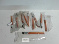 9 x penselen met punt 3 stuks - afbeelding 2 van  3
