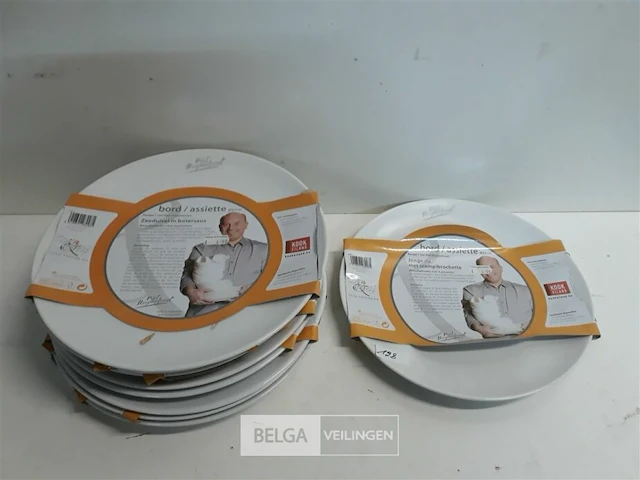 9 x piet huysentruyt rond bord 27 cm - afbeelding 1 van  3