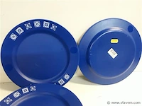 9 x pvc bord herbruikbaar 25,5 cm - afbeelding 2 van  2