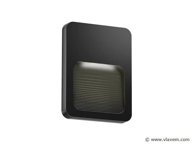 9 x solo wall trap led spots zwart - afbeelding 1 van  7