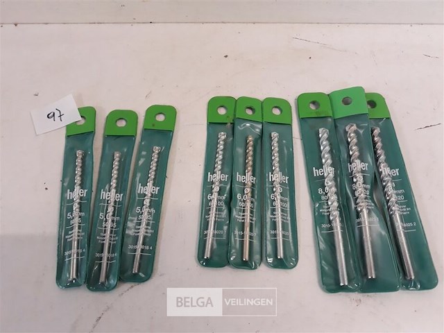9 x steenboren heller mix - afbeelding 2 van  3