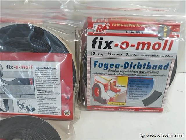 9 x voegen dichtband 15mm x 10 m - afbeelding 2 van  2