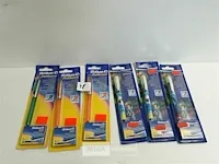 9 x vulpen pelikan + navullingen 2 assorti - afbeelding 1 van  3