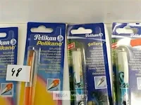 9 x vulpen pelikan + navullingen 2 assorti - afbeelding 3 van  3