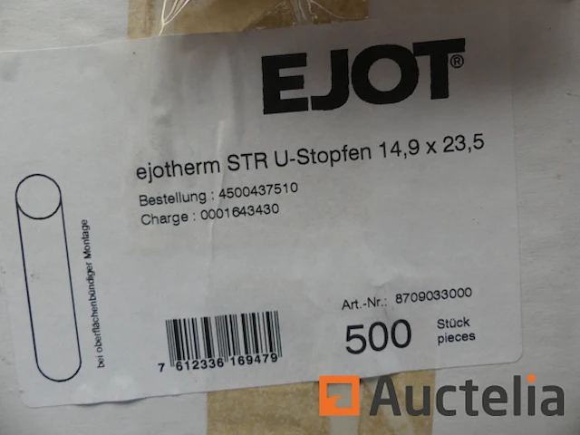 90 dozen met 500 ejot ejotherm str u-14.9x23.5 polystyreen schroefdoppen [9554-095] - afbeelding 3 van  3