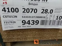 90 geagglomereerde houten panelen 28mm belspan cstu12n - afbeelding 3 van  3