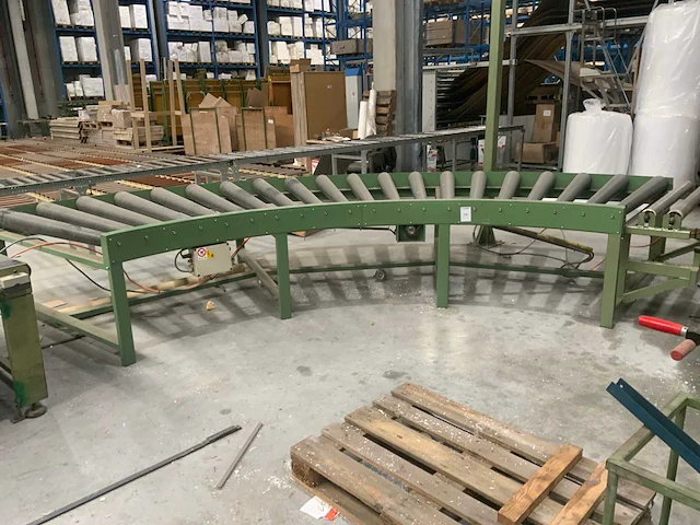 90 graden rollenbaan- houtbewerking - houtbewerkingsmachines - afbeelding 1 van  6