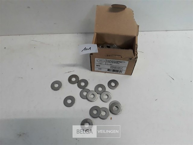 90 x carrosserie rondel inox a2 m8x25 - afbeelding 1 van  3