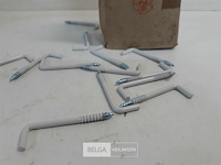 90 x schroefduim wit gelakt 4 x 60 mm - afbeelding 3 van  3