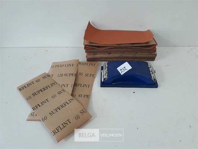 90 x schuurstroken 93x230 mm + schuurblok - afbeelding 2 van  3