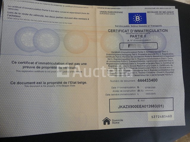 900cc kawasaki zx-9r ninja-motorfiets (vin: jkazx900eea012683) - afbeelding 4 van  15