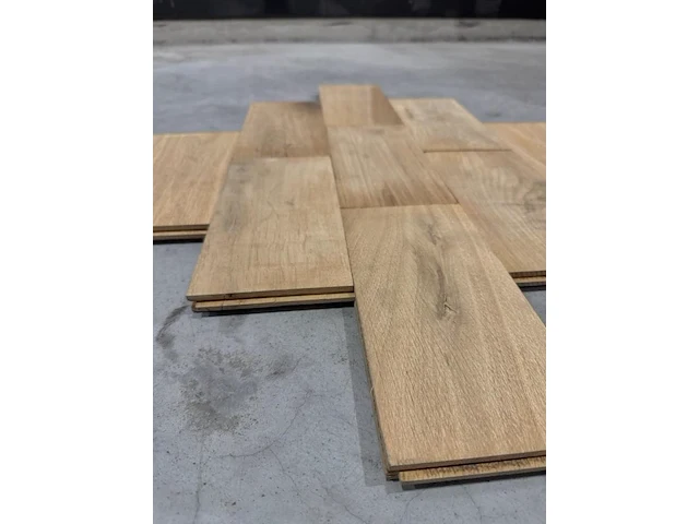 90,62 m2 eiken massief parket 40x12 cm - afbeelding 3 van  4