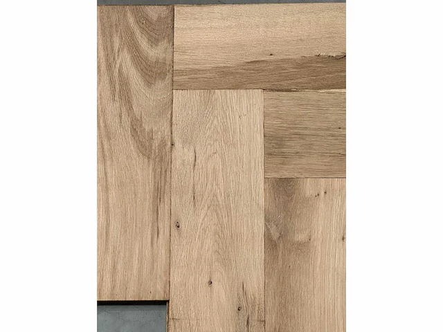 90,62 m2 eiken massief parket 40x12cm - afbeelding 2 van  4