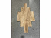 90,62 m2 eiken massief parket 40x20cm
