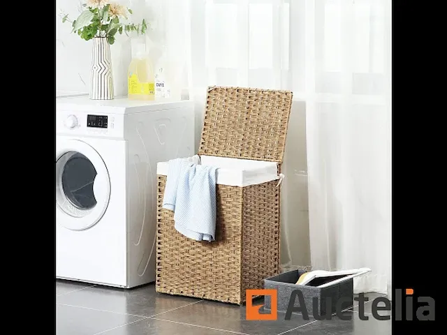 90l wasmand, handgeweven - afbeelding 1 van  7