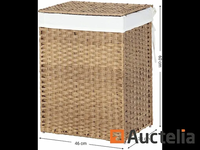 90l wasmand, handgeweven - afbeelding 4 van  7