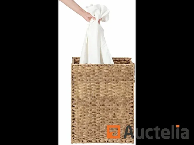 90l wasmand, handgeweven - afbeelding 6 van  7