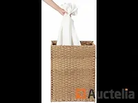 90l wasmand, handgeweven - afbeelding 6 van  7