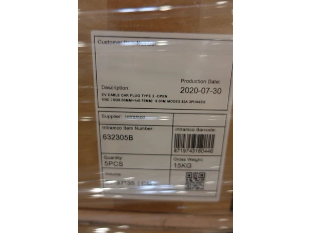 90x laadkabel ev - afbeelding 3 van  4