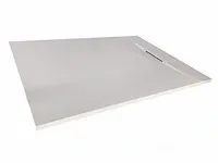90x140cm smc douchebak - wit - afbeelding 3 van  7