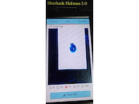 925 zilveren hanger natuurlijk gewonnen diamantcluster - afbeelding 6 van  6