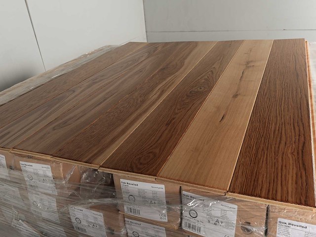 93 m2 parket eiken multiplank - 1092 x 130 x 14 mm - afbeelding 3 van  4