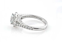 950 platina ring met 1,65 ct lab grown diamant (maat-eu-55) - afbeelding 4 van  8