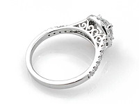 950 platina ring met 1,65 ct lab grown diamant (maat-eu-55) - afbeelding 7 van  8