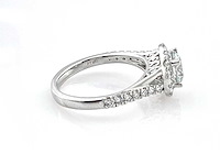 950 platina ring met 1,68 ct lab grown diamant (maat-eu-54) - afbeelding 5 van  8