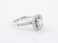 950 platina witte ring 2,02 karaat met in het laboratorium gekweekte diamant - afbeelding 5 van  7