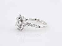 950 platina witte ring 2,02 karaat met in het laboratorium gekweekte diamant - afbeelding 7 van  7