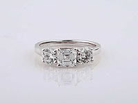 950 platina witte ring met 2,0 ct in het laboratorium gekweekte diamant (maat -eu-54) - afbeelding 4 van  9
