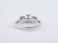 950 platina witte ring met 2,0 ct in het laboratorium gekweekte diamant (maat -eu-54) - afbeelding 7 van  9