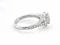 950 platinum ring with 1.68 cts lab grown diamond (size-eu-54) - afbeelding 4 van  8