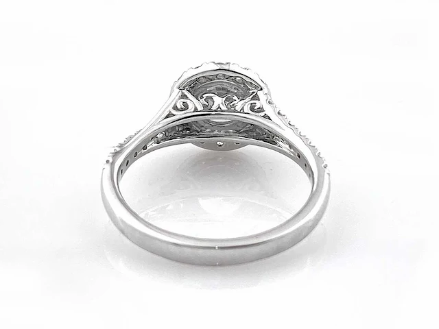 950 platinum ring with 1.68 cts lab grown diamond (size-eu-54) - afbeelding 5 van  8