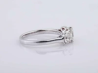 950 platinum white ring with 2.0 cts lab grown diamond( size -eu-54) - afbeelding 5 van  9