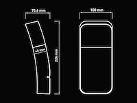 9.5w led wandlamp gebogen waterdicht (8x) - afbeelding 6 van  7